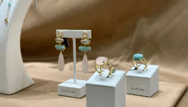 joyas en plata con piedras naturales