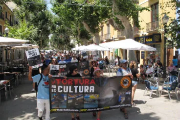 Manifestación antitaurina en Dénia 11