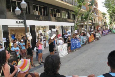 Manifestación antitaurina en Dénia 16