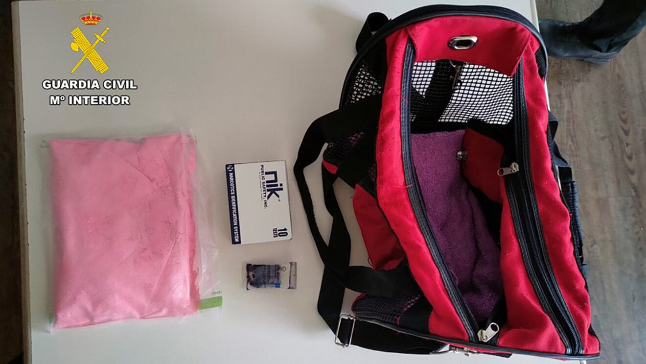 Material sustraido. Guardia Civil. dest