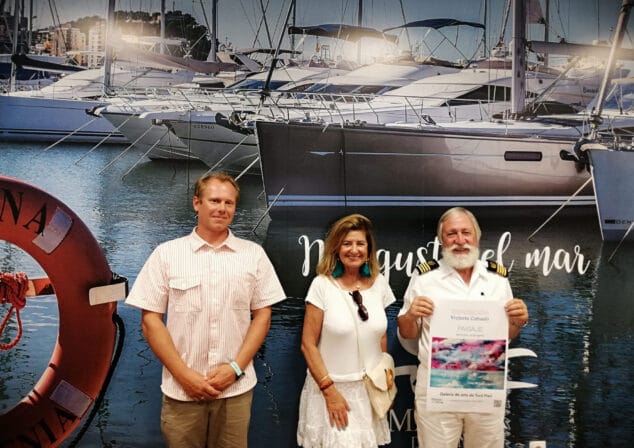 Imagen: Presentación de la nueva exposición de Marina Dénia