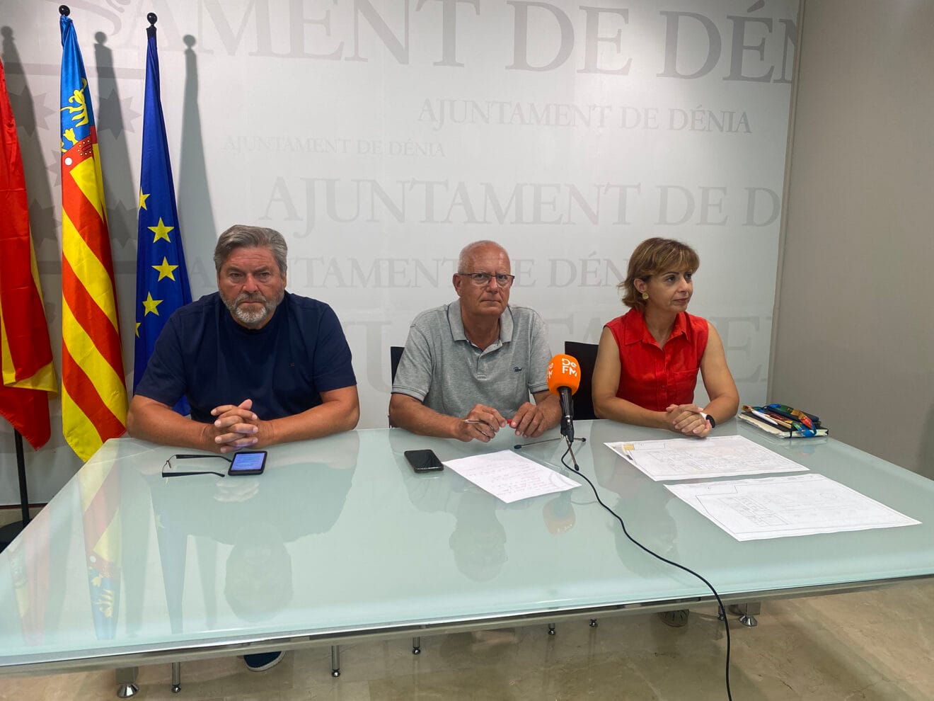 Rafa Carrió, Vicent Grimalt y Maria Josep Ripoll