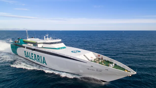 Baleària incorpora el segundo ‘fast ferry’ del mundo con motores duales a gas a la ruta Barcelona-Mallorca-Menorca 5 ramon llull