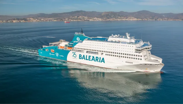 Baleària incorpora el segundo ‘fast ferry’ del mundo con motores duales a gas a la ruta Barcelona-Mallorca-Menorca 6 rusadir
