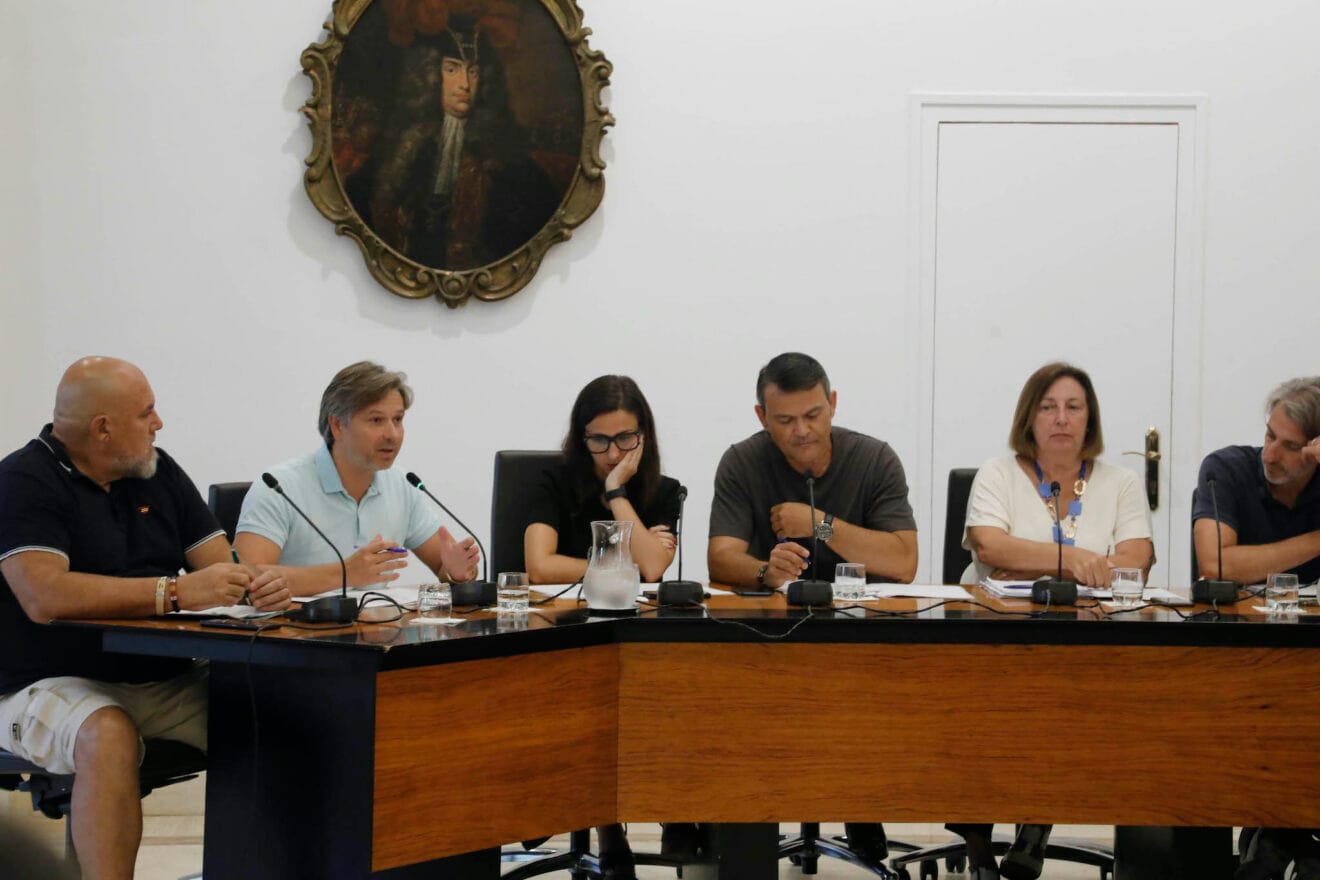 Barona, del PP, durante su turno