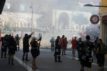 Batalla de arcabucería y Milagro de la Niebla de Dénia 2