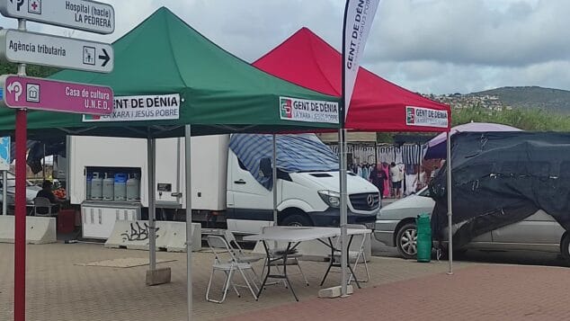 Imagen: Carpa informativa de Gent de Dénia