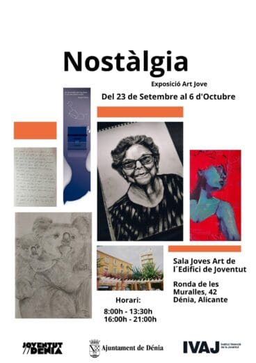 Cartel de la eposición de Juventud Dénia