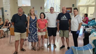 concejales y el alcalde participan en la donacion de sangre dest