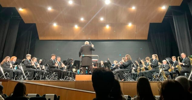 Imagen: Concierto benéfico de la Junta Local Fallera de Dénia en 2021