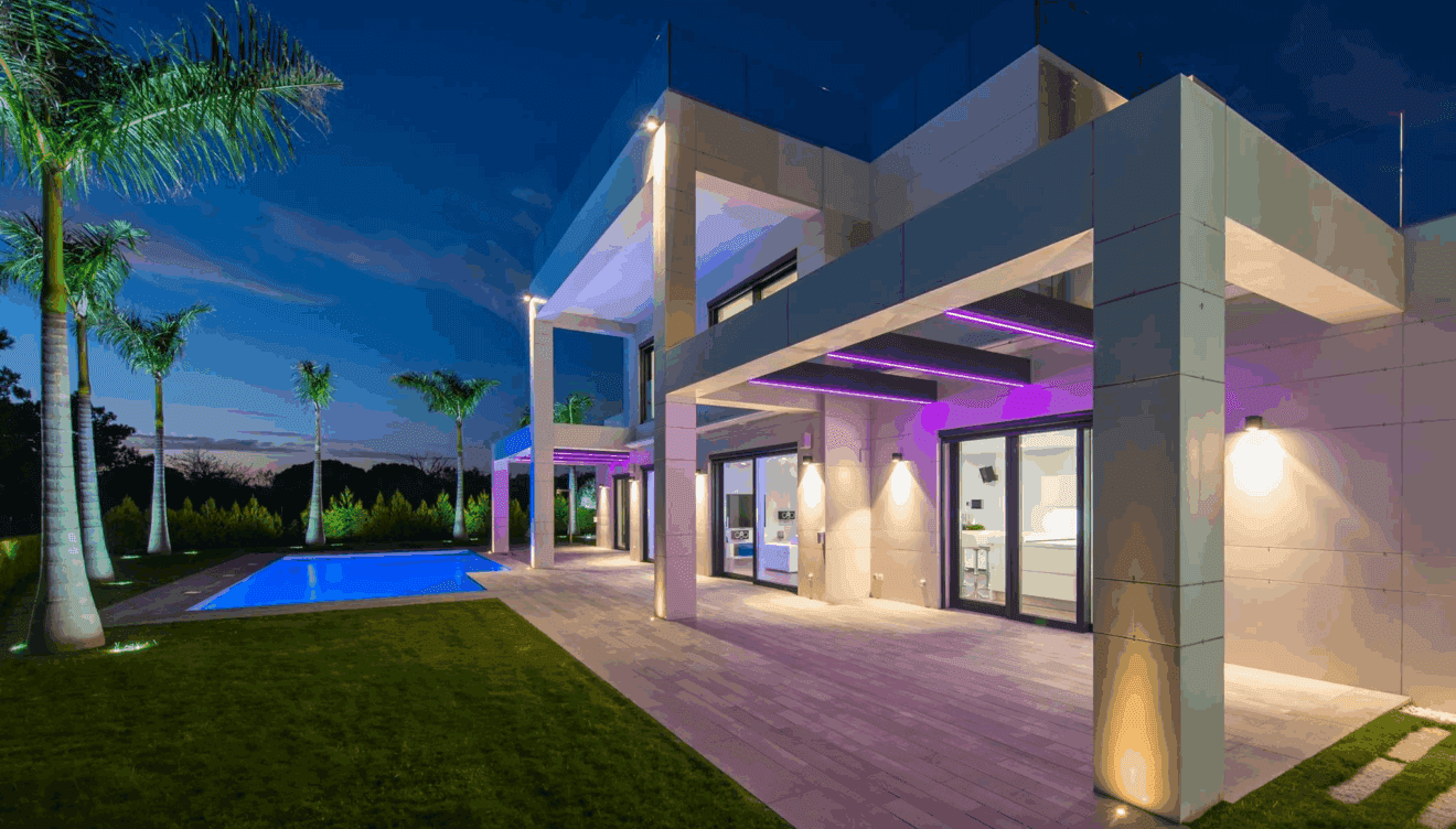 Dale un toque de estilo y presencia a tu hogar con luces LED