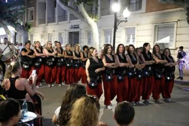 Desfile de Moros y Cristianos previo a la recepción cristiana de Dénia 34