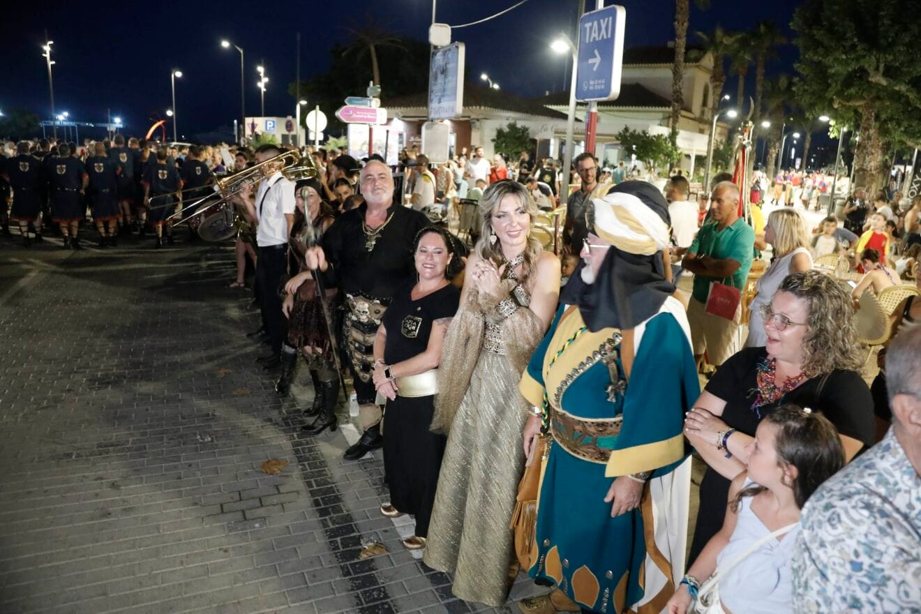 Desfile de Moros y Cristianos previo a la recepción mora de Dénia 58
