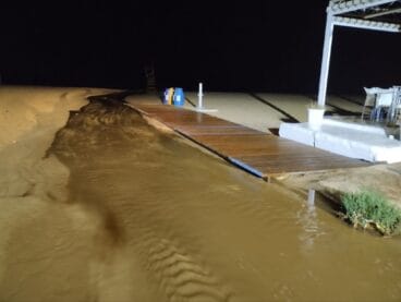 Destrozos y mantenimiento de las playas de Dénia tras el temporal 2