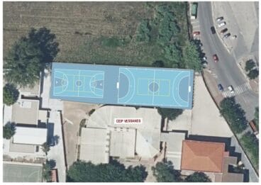 el ayuntamiento renovara las dos pistas deportivas del patio del vessanes con una inversion de 170 000 e