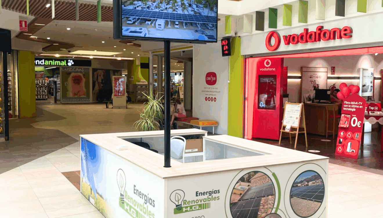 Energías Renovables HG en el Centro Comercial Carrefour Alfafar