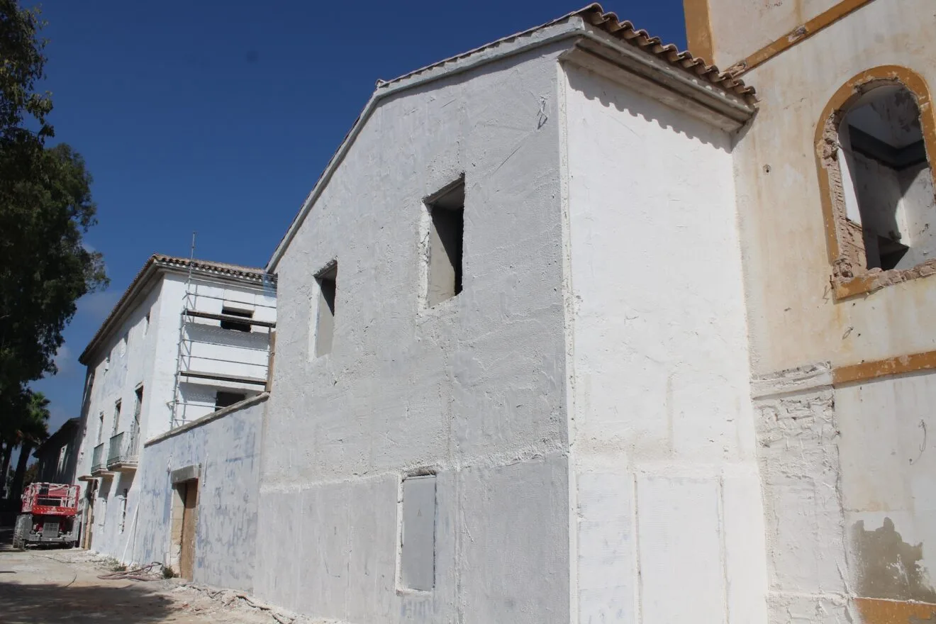 Estado de la fachada de la casa de Torrecremada