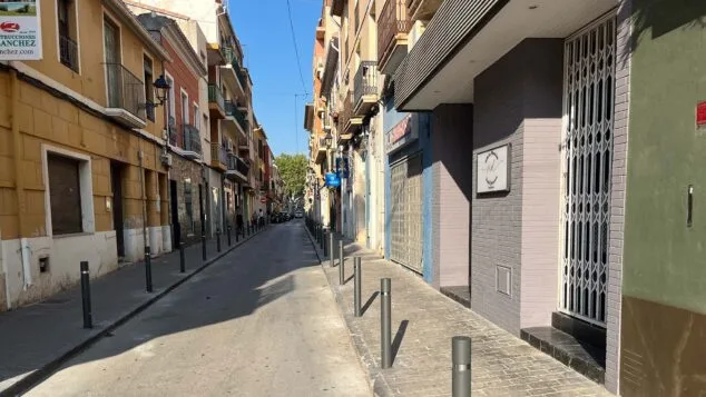 Imagen: Nuevos pilones de la calle Pare Pere de Dénia