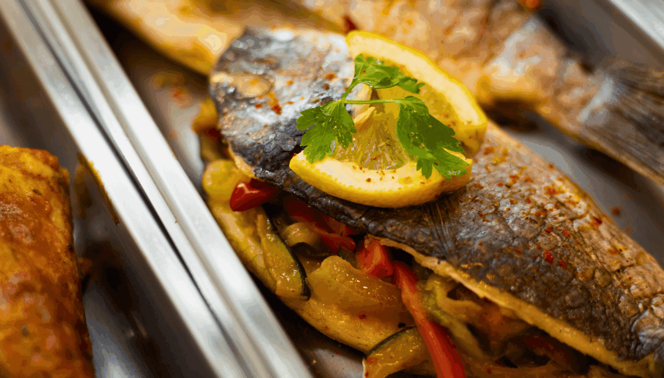 Pescado fresco en este restaurante de Dénia