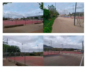 Pistas deportivas de Madrigueres en Dénia