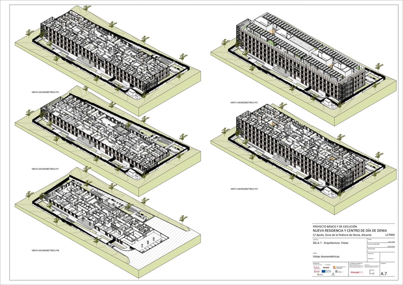 Plano de la nueva residencia