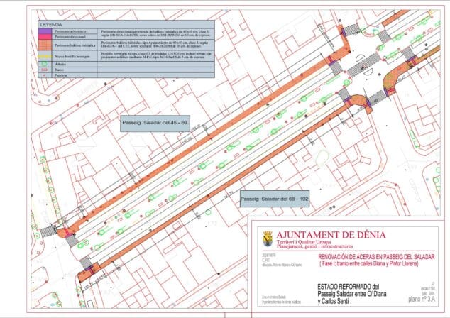 plano renovacion aceras tramo paseo saladar 1