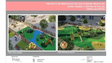 proyecto de renovacion de los parques de chabas y del centro de salud dest