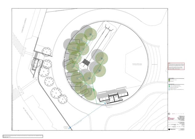 El Ayuntamiento de Dénia renovará los parques infantiles del Chabàs y el Centro de Salud y el merendero y la zona de tirolinas del Bosc de Diana 2 Imagen: Proyecto de renovación del parque de Bosc de Diana