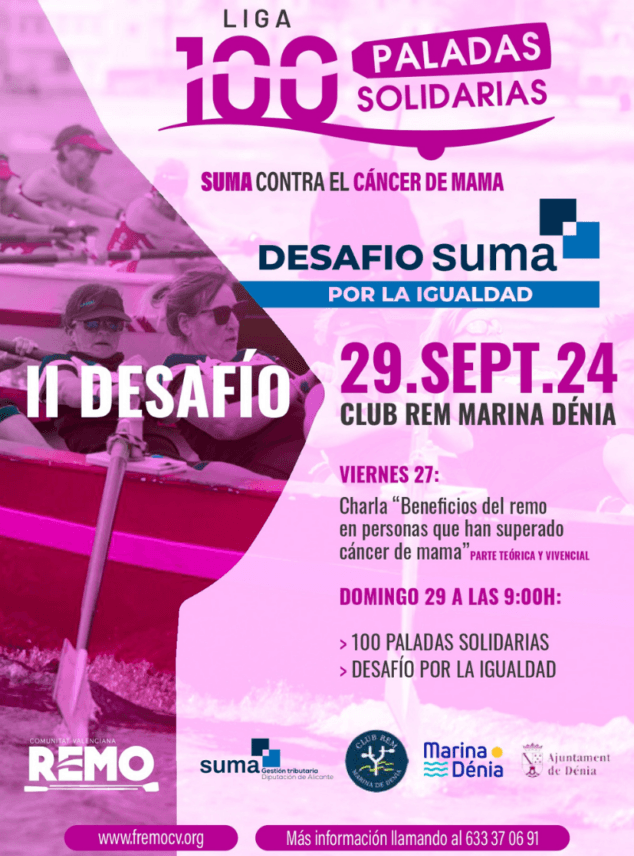 Imagen: Cartel de la 'Liga 100 Paladas Solidarias Contra el Cáncer de Mama'