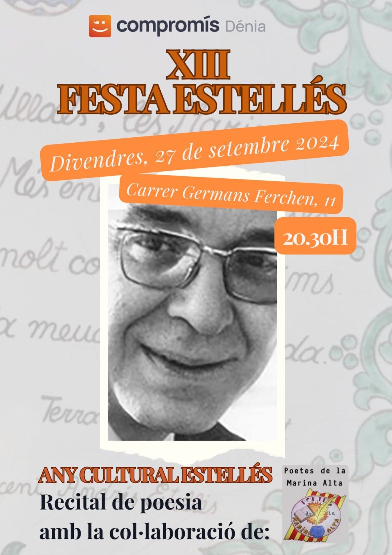 Cartel XIII Festa Estellés