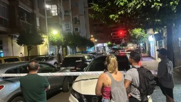 Lugar acordonado cerca de donde han hallado el fallecido