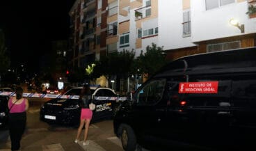 lugar acordonado donde se hallo la moto de los asesinos de denia