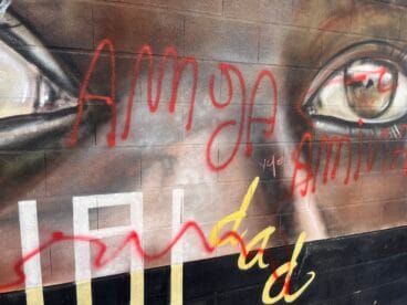 Murales vandalizados en Dénia 1