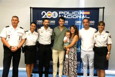 Presentación de la carrera solidaria Ruta 091 con el pequeño Luca