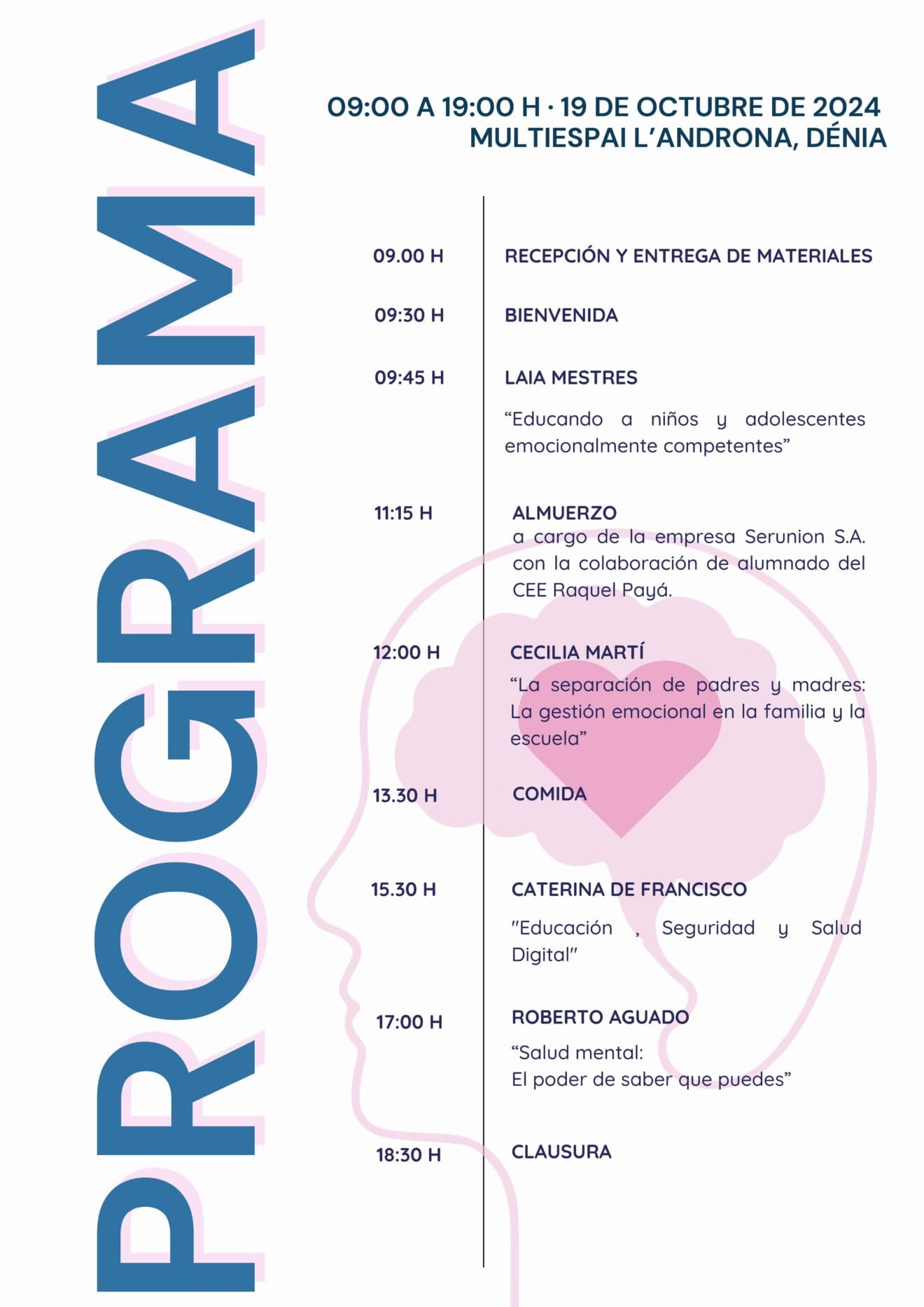Programa II Jornada de Educación Emocional y Salud Mental