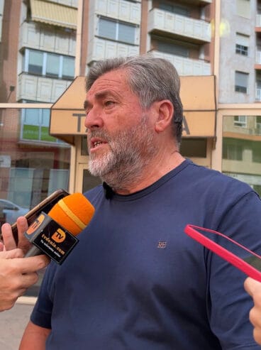 Rafa Carrió, concejal de Salud, en la Maratón de donación de sangre