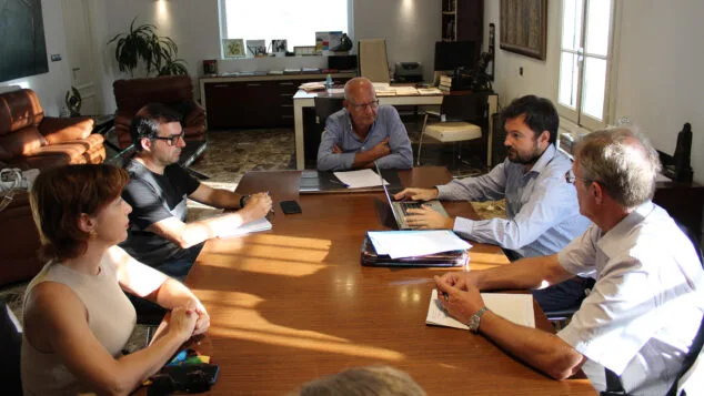 Imagen: Reunión con el director general de Puertos, Aeropuertos y Costas en Dénia