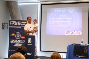 Roberto y Luca en la presentación