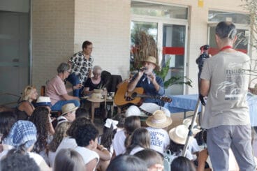Rodaje en el IES Sorts de la Mar 70