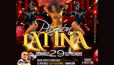 Pasión Latina: el evento de Hedonia que promete este domingo una noche inolvidable de sensualidad, baile y diversión 6 un evento en denia con diversion y ritmos latinos