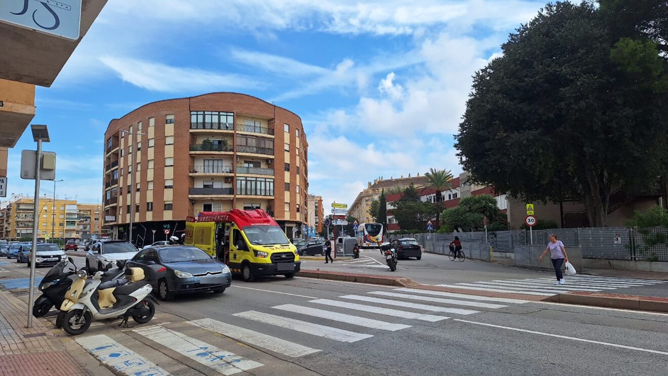 Accidente de moto esta tarde