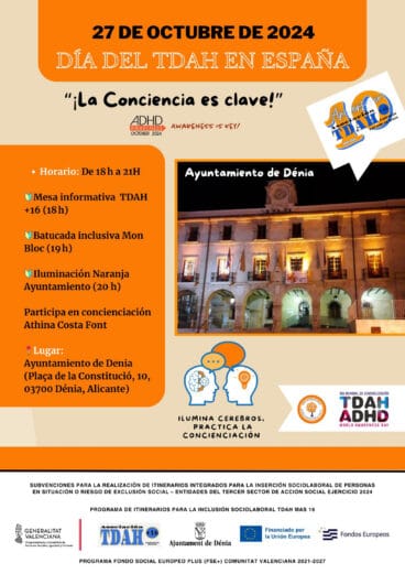 Actividades por el Día del TDAH en Dénia