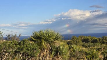 Arcoiris en el horizonte de Dénia