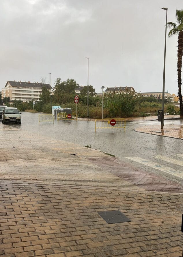 cami del llavador inundado