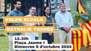 cartel de compromis por el 9 de octubre dest