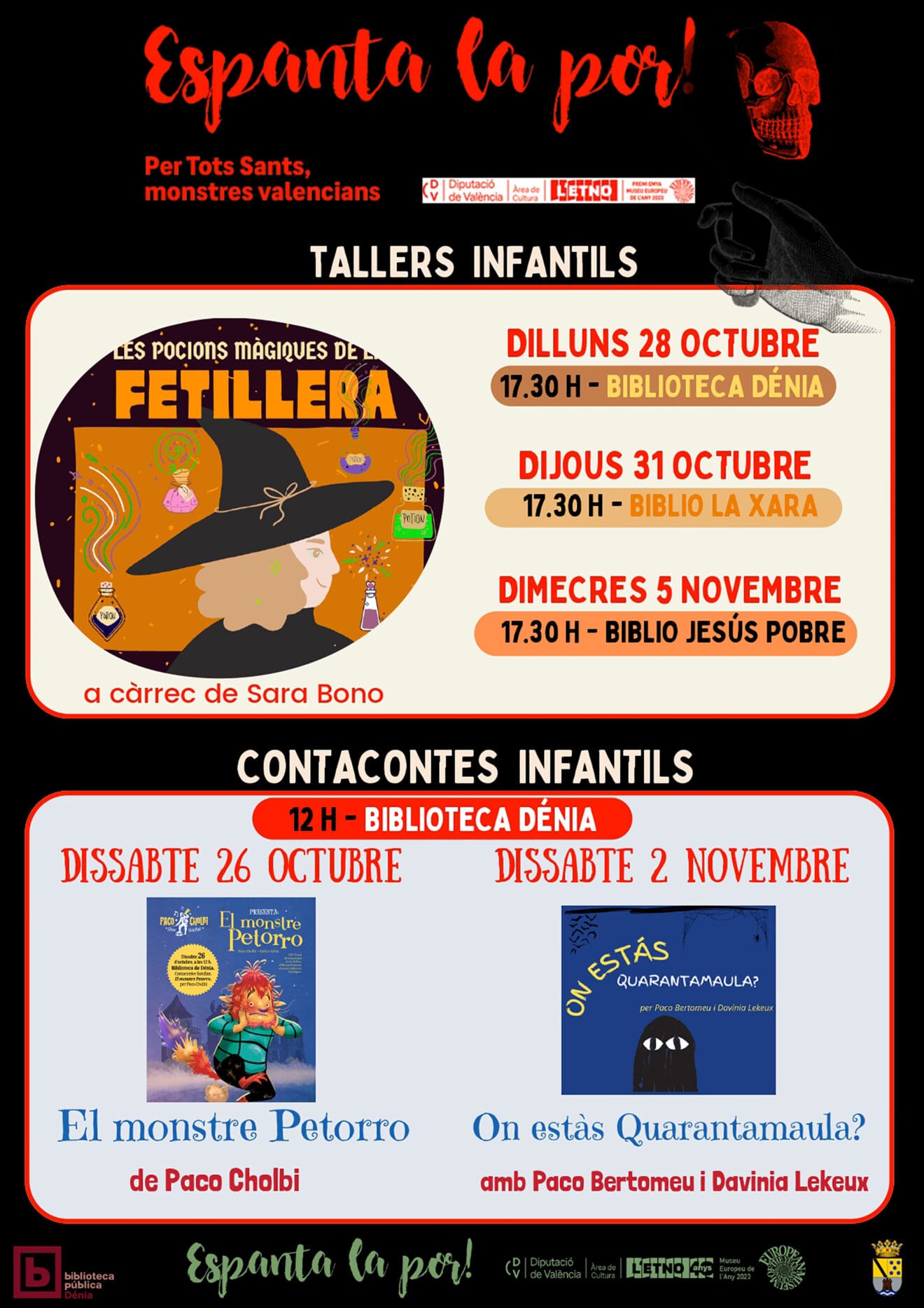 Cartel de cuentacuentos