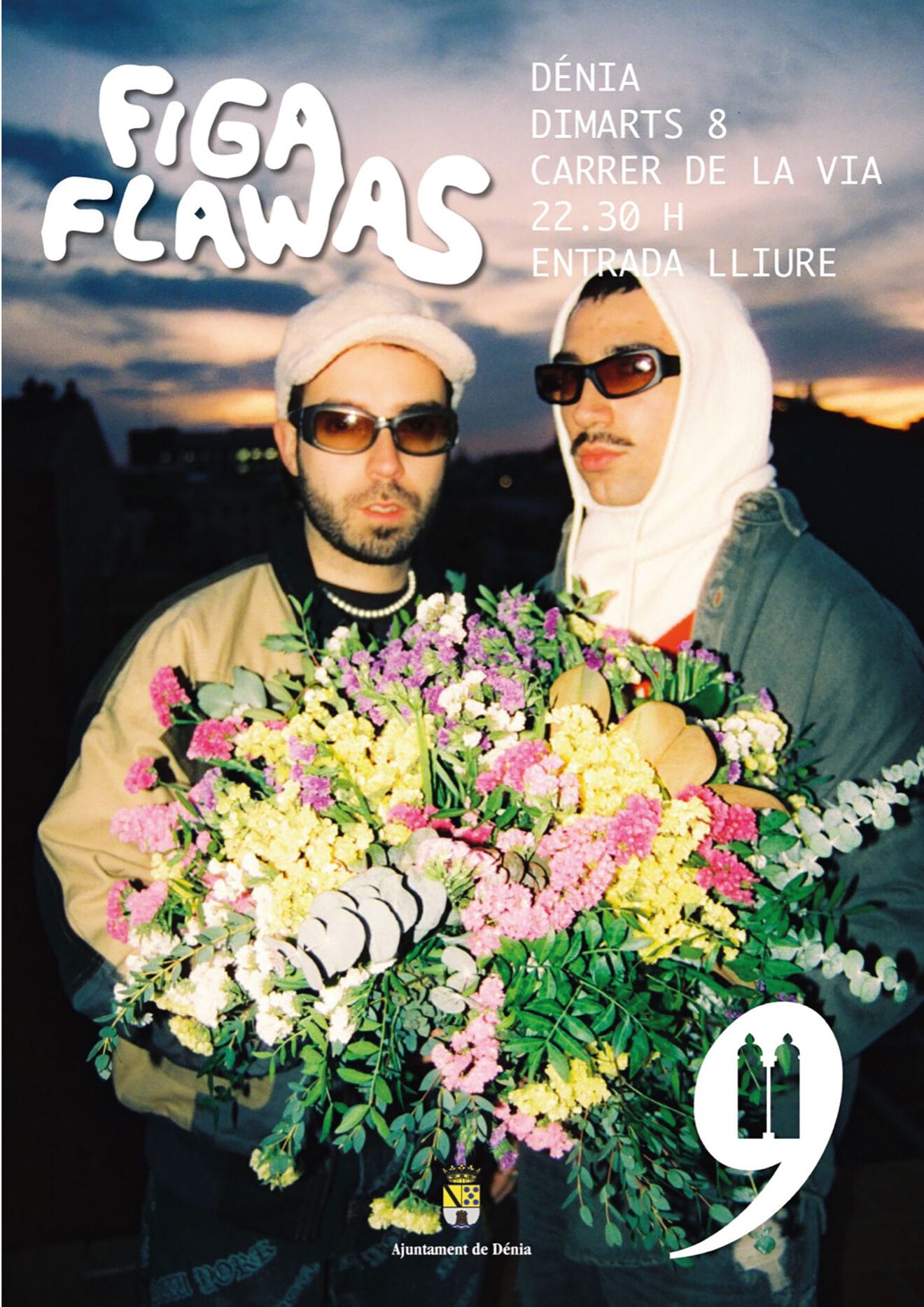 Cartel de Figa Flawas por el 9 de octubre