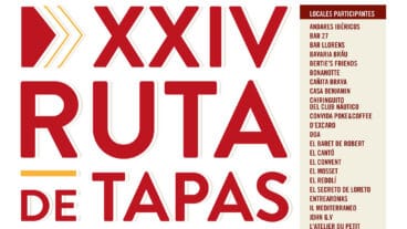 cartel de la xxiv ruta tapas de denia dest