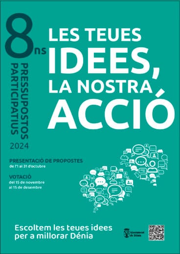 Cartel de los 8º presupuestos participativos