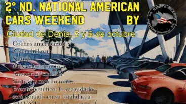 Cartel del American Cars Meeting 2024 dest